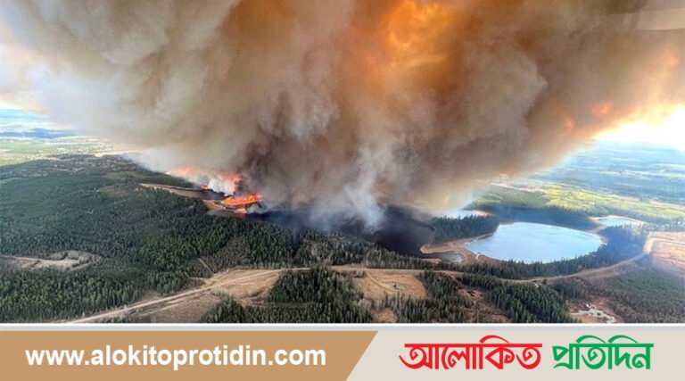 কানাডায় দাবানল, জরুরি অবস্থা জারি