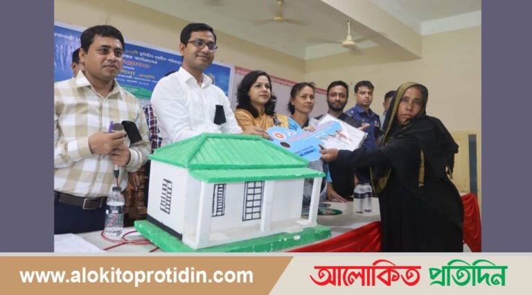 মৌলভীবাজারের জুড়ীতে প্রধানমন্ত্রীর উপহার ঘর পেল ৭৫টি পরিবার 