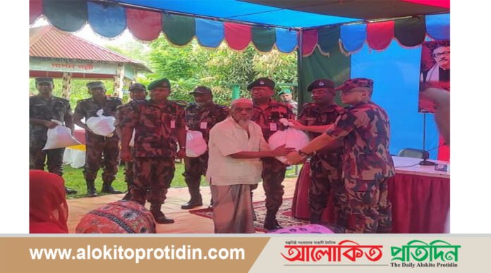হবিগঞ্জে অসহায় দুঃস্থদের মাঝে খাদ্য বিতরণ 