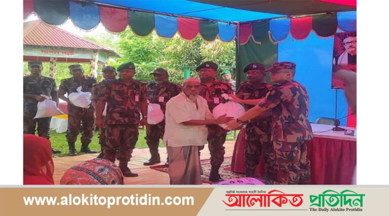 হবিগঞ্জে অসহায় দুঃস্থদের মাঝে খাদ্য বিতরণ 