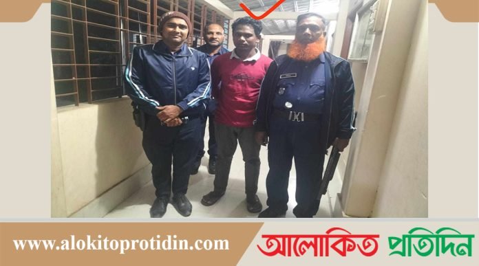 মাধবপুরে সাজাপ্রাপ্ত আসামি গ্রেপ্তার 