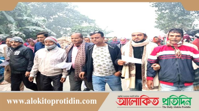 নির্বাচন বর্জনের দাবিতে নাগরপুরে বিএনপির লিফলেট বিতরণ