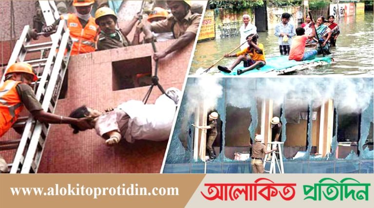 দুর্যোগ- দুর্ঘটনায় অগ্রগামী স্বেচ্ছাসেবীরা