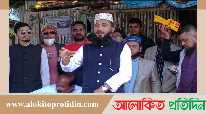 নেত্রকোণা-৫ আসনে প্রার্থীতা ফিরে পেয়েই মাজহারুল ইসলামের গণসংযোগ শুরু