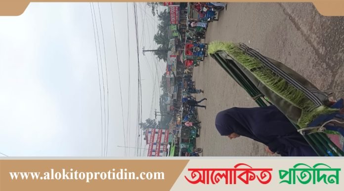 সোনাপুর জিরো পয়েন্ট যানজটমুক্ত হওয়ায় বইছে স্বস্তির বাতাস 