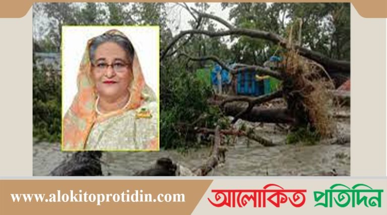 ঘূর্ণিঝড়ে ক্ষতিগ্রস্ত এলাকা পরিদর্শনে যাবেন প্রধানমন্ত্রী শেখ হাসিনা