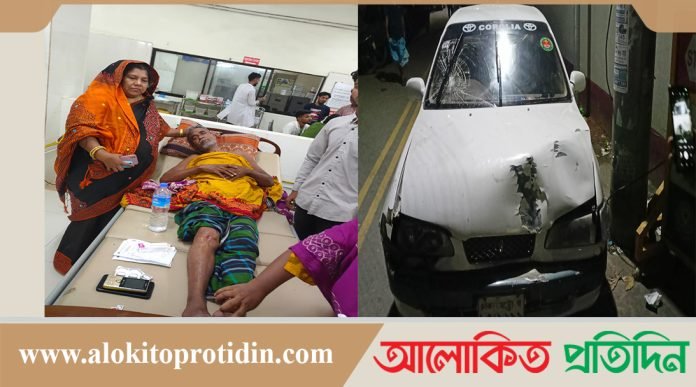স্বেচ্ছাসেবক লীগ নেতার গাড়ির চাপায় আহত ৫
