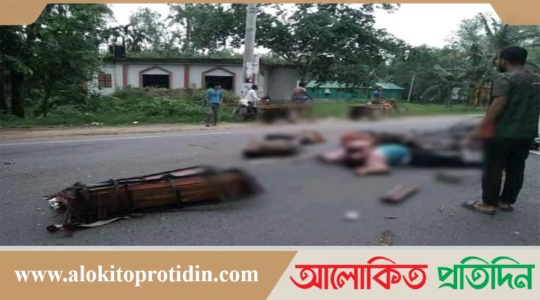 টাঙ্গাইলে প্রাইভেটকার-মাহিন্দ্রার মুখোমুখি সংঘর্ষে নিহত ২, আহত ৮