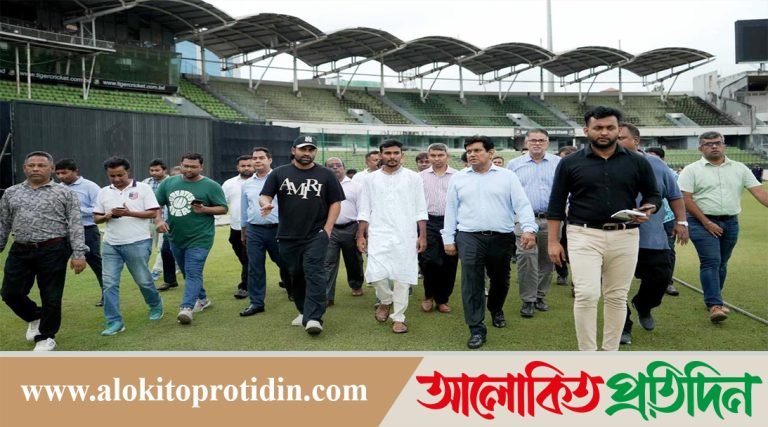 তামিমকে সঙ্গে নিয়ে মিরপুর মাঠ পরিদর্শন করেন ক্রীড়া উপদেষ্টা