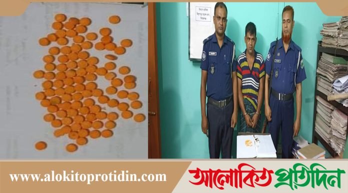 উল্লাপাড়ায় ইয়াবা সহ মাদক কারবারি গ্রেপ্তার