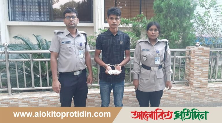 গোদাগাড়ীতে ১০০ গ্রাম হেরোইনসহ একজন আটক