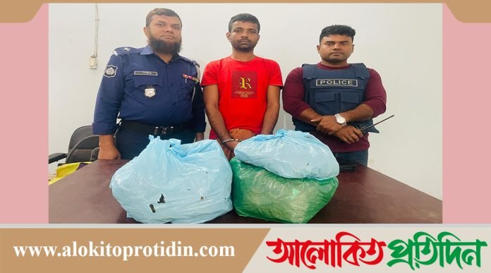 ব্রাহ্মণবাড়িয়ার কসবায় ৫ কেজি গাঁজাসহ একজন গ্রেফতার 