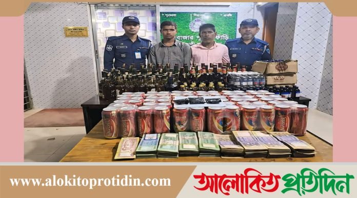 পুলিশের অভিযানে কুমিল্লা সদর থানায় বিপুল পরিমাণ মাদক ও নগদ অর্থ জব্দ