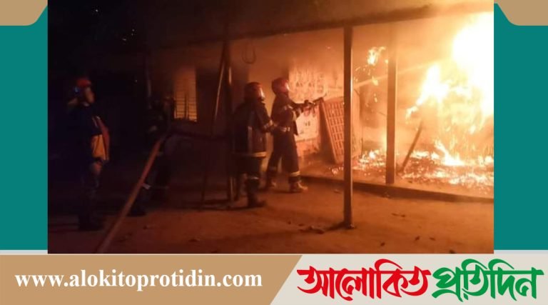 মানিকগঞ্জে বিএনপি অফিসে অগ্নি*সংযোগ, আ*হত-১ 