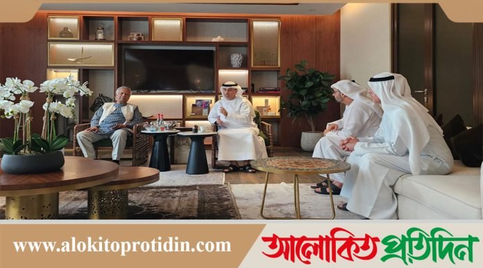 আমিরাত সফর শেষ করে দেশে ফিরলেন প্রধান উপদেষ্টা
