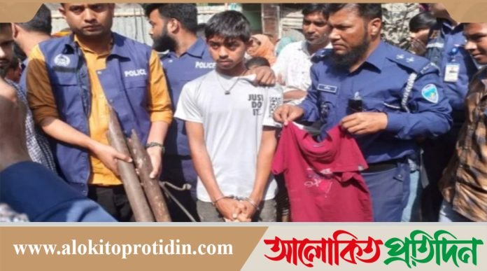 ব্রাহ্মণবাড়িয়ার আখাউড়ায় মাকে কুপিয়ে হত্যার দায়ে প্রতিবন্ধী ছেলে আটক