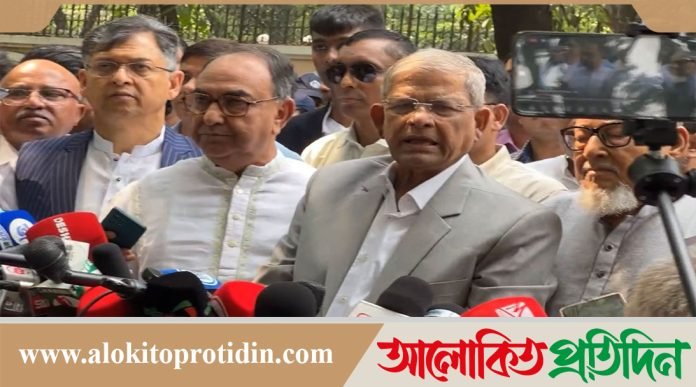প্রধান উপদেষ্টা বৈঠকে নির্বাচনের সুনির্দিষ্ট ডেডলাইন দেননি:মির্জা ফখরু