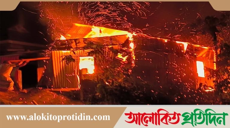 নবীনগরে ভয়াবহ অগ্নিকাণ্ড,বসতঘর পুড়ে ছাই
