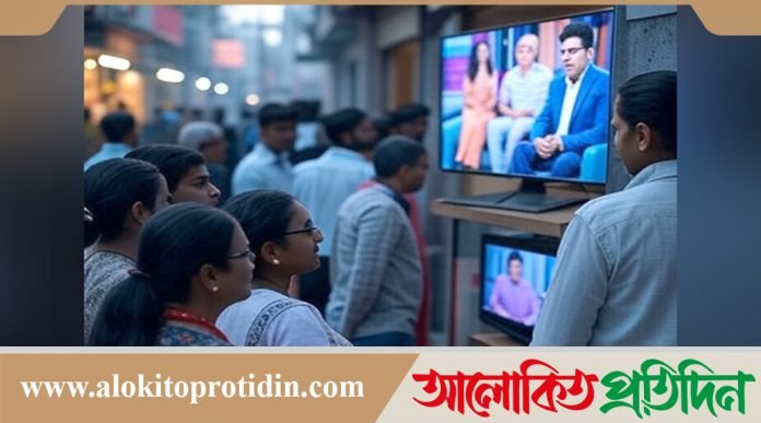 ভারতের টিভি সংবাদ যেন রেসলিংয়ের ‘স্যুট পরা সংস্করণ’:দ্য ইকোনমিস্ট 