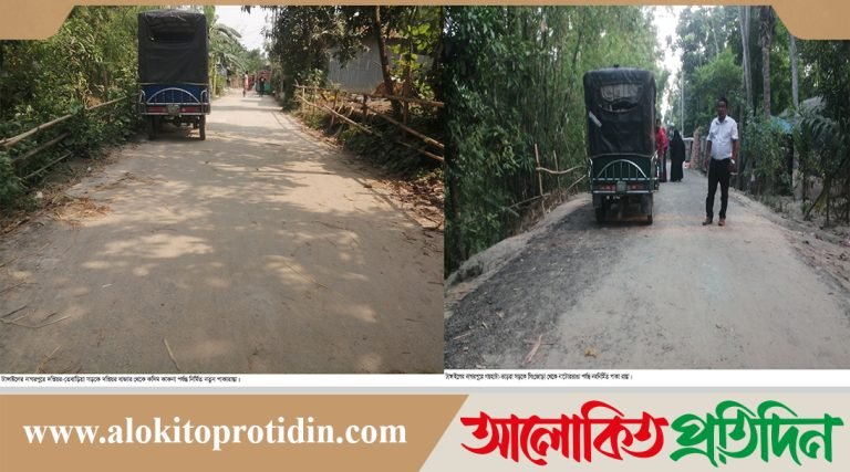 টাঙ্গাইলে মামলা হতেই এলজিইডির দুটি রাস্তার কাজ সম্পন্ন