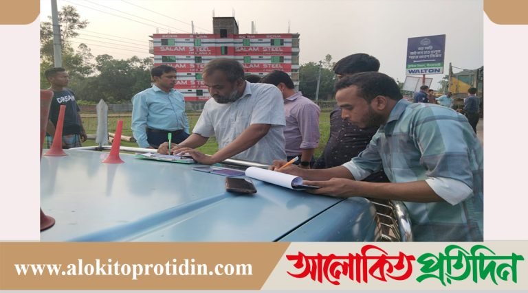 নীলফামারীতে নিষিদ্ধ  হাইড্রোলিক হর্ণ ব্যবহারকারী যানবাহনের বিরুদ্ধে অভিযান!