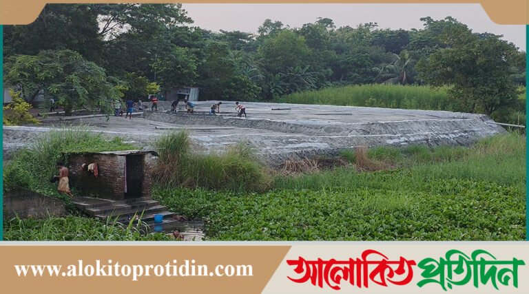 সরকারি অধিগ্রহণের জায়গা দখল করে বালুর ব্যবসা